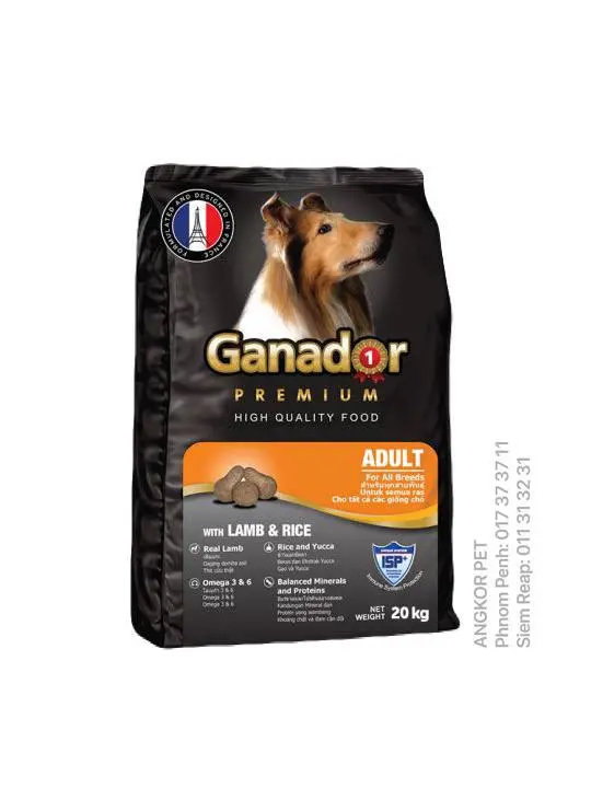- Ganador Dry Dog Food 10kg Adult Lamb 