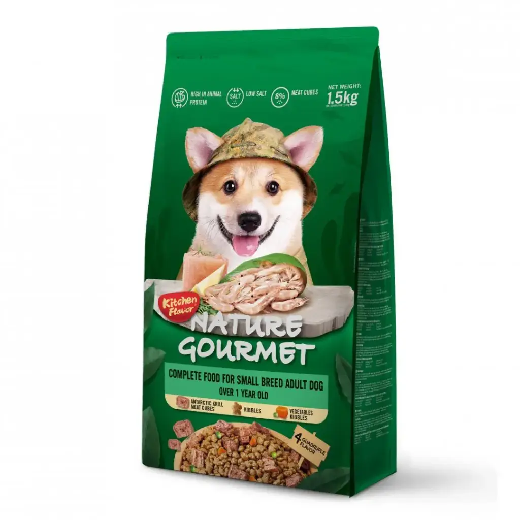 - Kitchen Flavor Nature Gourmet For Small Breed Adult 1.5kg 