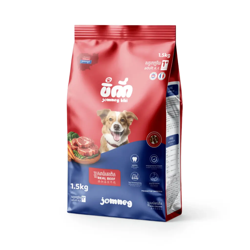 - ចំណី​ Jomney Dog Dry Food 1.5kg