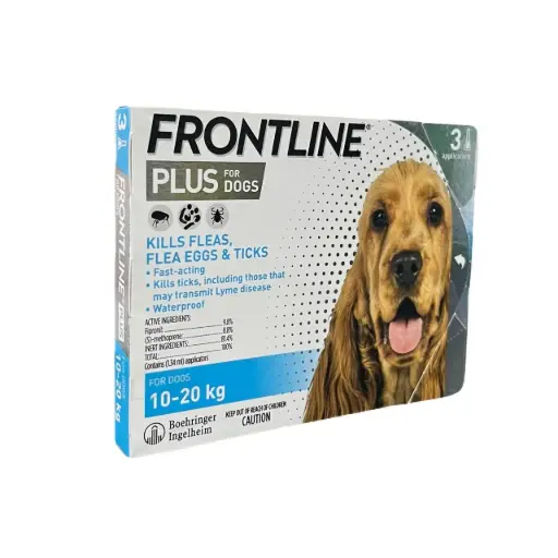 [B0000002001] - Frontline Plus For Dogs 10-20kg (1box=3pipettes)