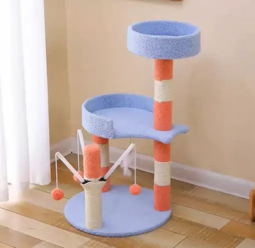 [B0000001825] - Cat Tree Size 70x40x40cm ផ្ទះឆ្មា
